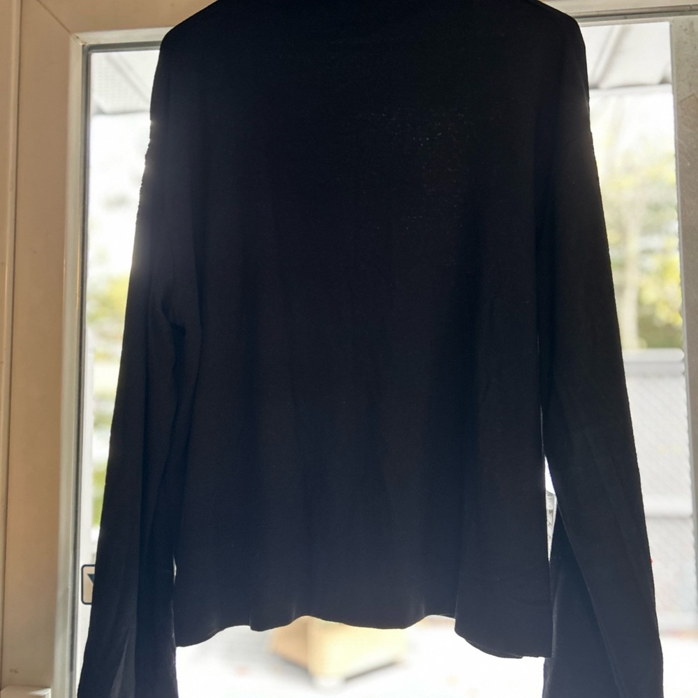 Banana Republic Classic Black Long Sleeve Top